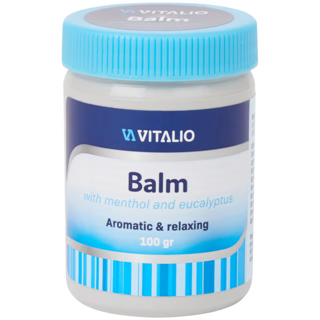 Vitalio Balsam Menthol & Eukalyptus – 2 packs – Aromatisch und Entspannend