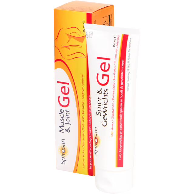 Spirosan Muskel- & Gelenkgel – 100 ml – Mit Arnika, Glucosamin, Teufelskralle, Eukalyptus, Rosmarin & Menthol