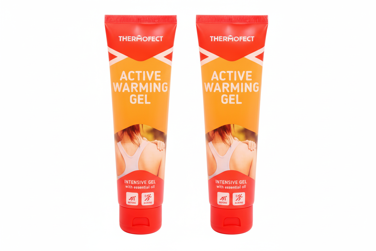 Thermofect Warming Muscle Gel – 2 packs – Mit ätherischen Ölen – Lindert Muskelschmerzen