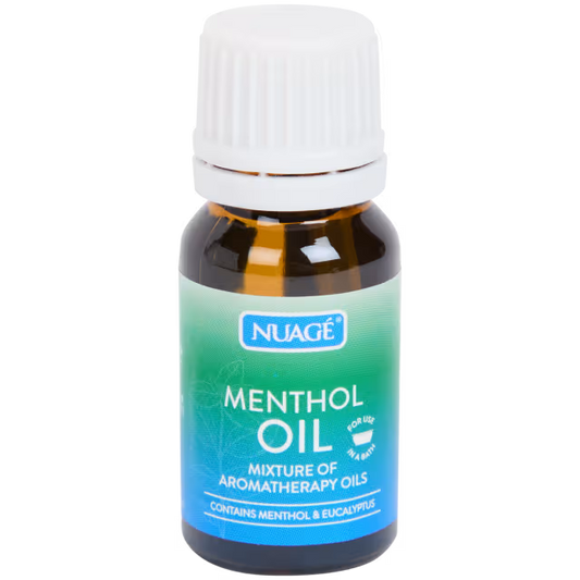 Nuage Aromatherapy Öl Menthol & Eukalyptus – 10 ml – Verdampfungsöl für Duftlampen & Aromatherapie