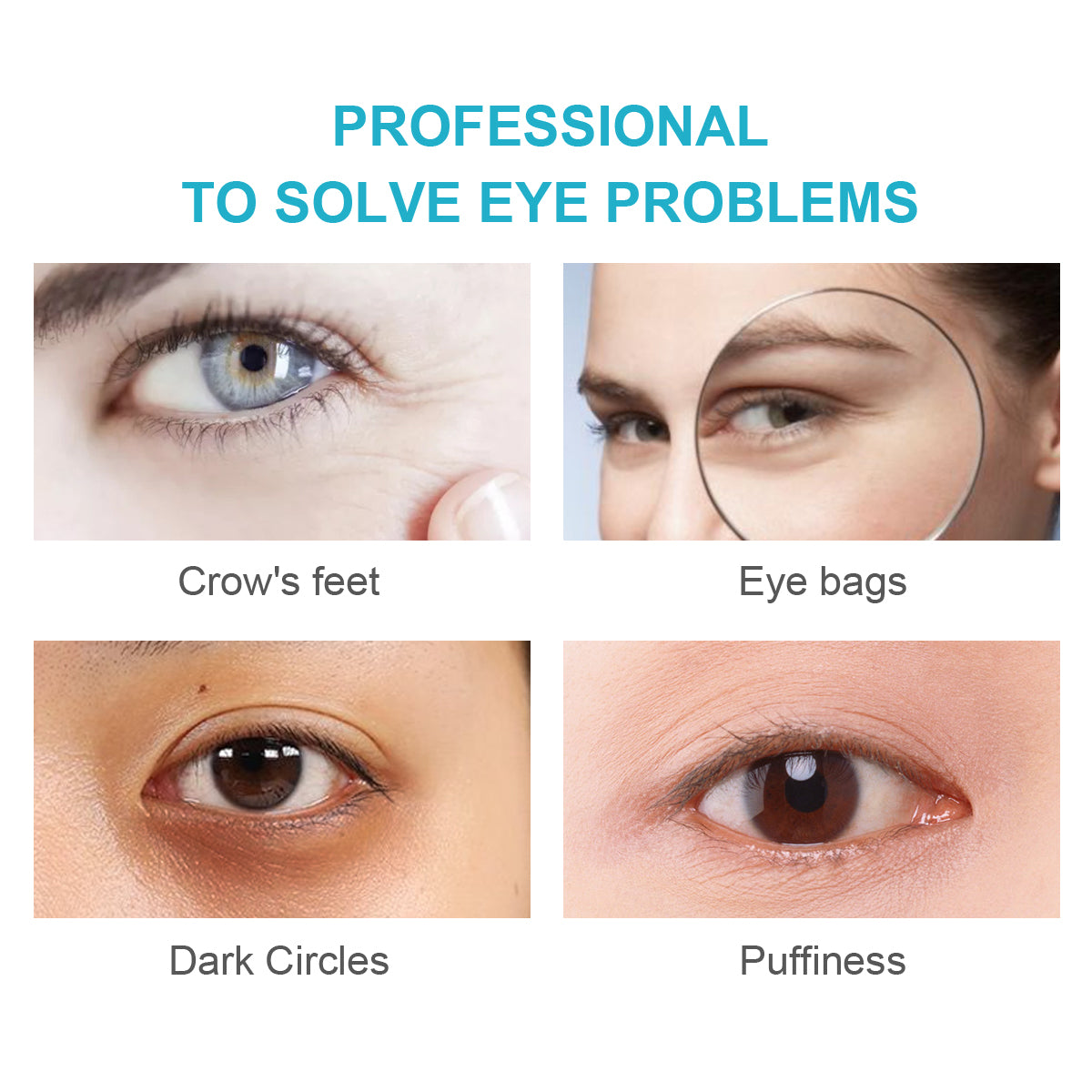 Naturkosmo Caffeine Eye Cream – 5% Caffeine mit Hyaluronic Acid & Peptide Complex gegen Dark Circles & Puffiness, 50 ml