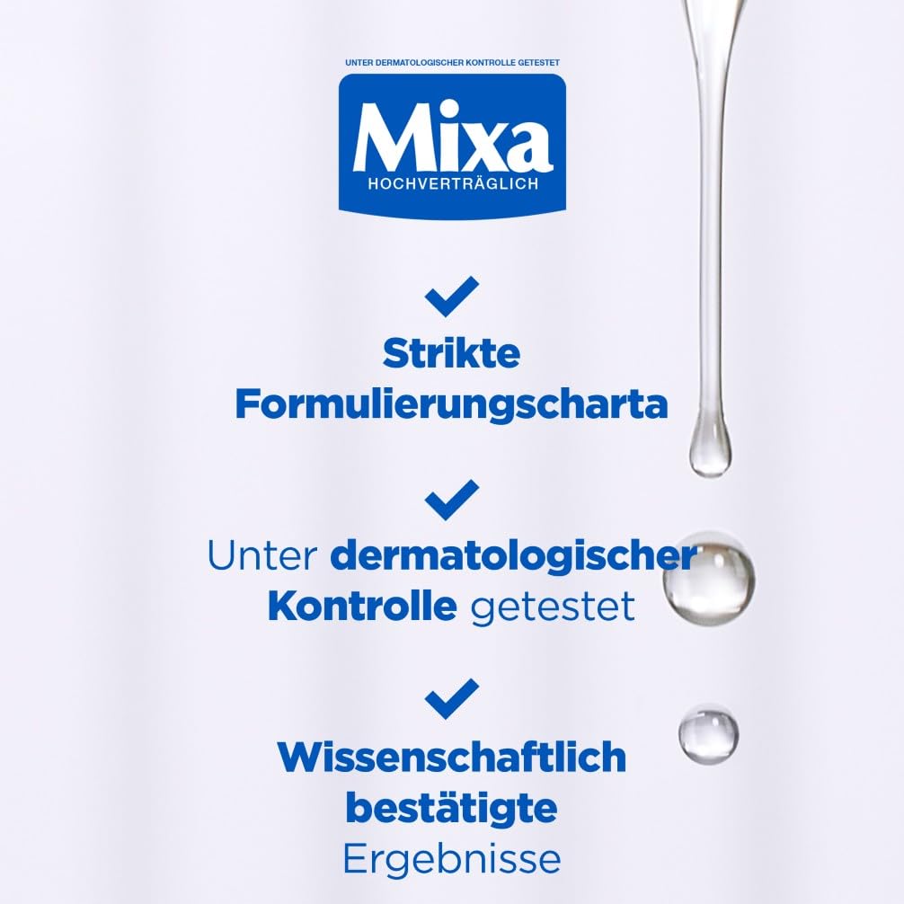 Mixa Moisturising Body Lotion, Suitable for Face, Body & Hands, Suitable for Dry & Tired Skin, Niacinamide Bright, Hypoallergenic, 250 ml