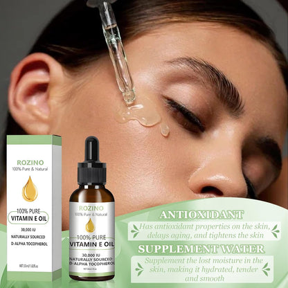 Bio Vitamin E Öl 30 ml – Antioxidative Anti-Aging Pflege für Gesicht & Körper | Feuchtigkeit, Straffung & Hautschutz