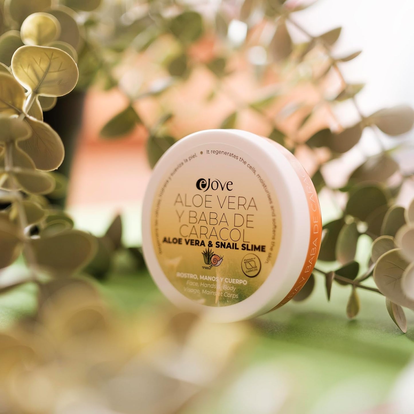 Ejove Snail Slime and Aloe Vera Care Nourishing Cream for Face, Hands and Body 50 ml,