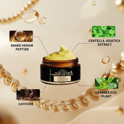 Naturkosmo Straffende Augencreme mit Schlangengift-Komplex – Gegen Augenringe & Tränensäcke, Lifting-Effekt, 30 g