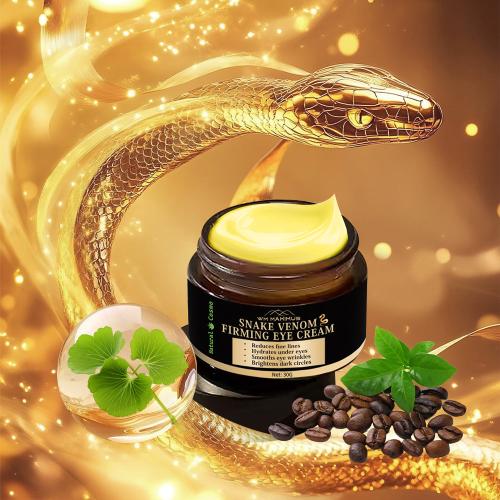 Naturkosmo Straffende Augencreme mit Schlangengift-Komplex – Gegen Augenringe & Tränensäcke, Lifting-Effekt, 30 g