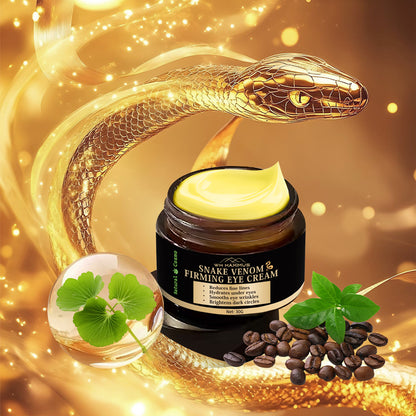 Naturkosmo Straffende Augencreme mit Schlangengift-Komplex – Gegen Augenringe & Tränensäcke, Lifting-Effekt, 30 g