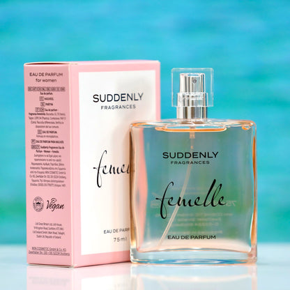 Suddenly Fragrances, FEMELLE, Eau de Parfum Spray for Women, 75 ml