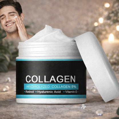 Anti-Aging Gesichtscreme für Männer – Straffende Feuchtigkeitspflege mit Retinol, Hyaluronsäure & Vitamin E | 30 g