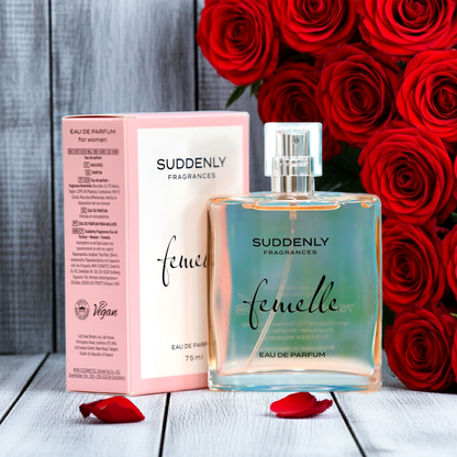 Suddenly Fragrances, FEMELLE, Eau de Parfum Spray for Women, 75 ml